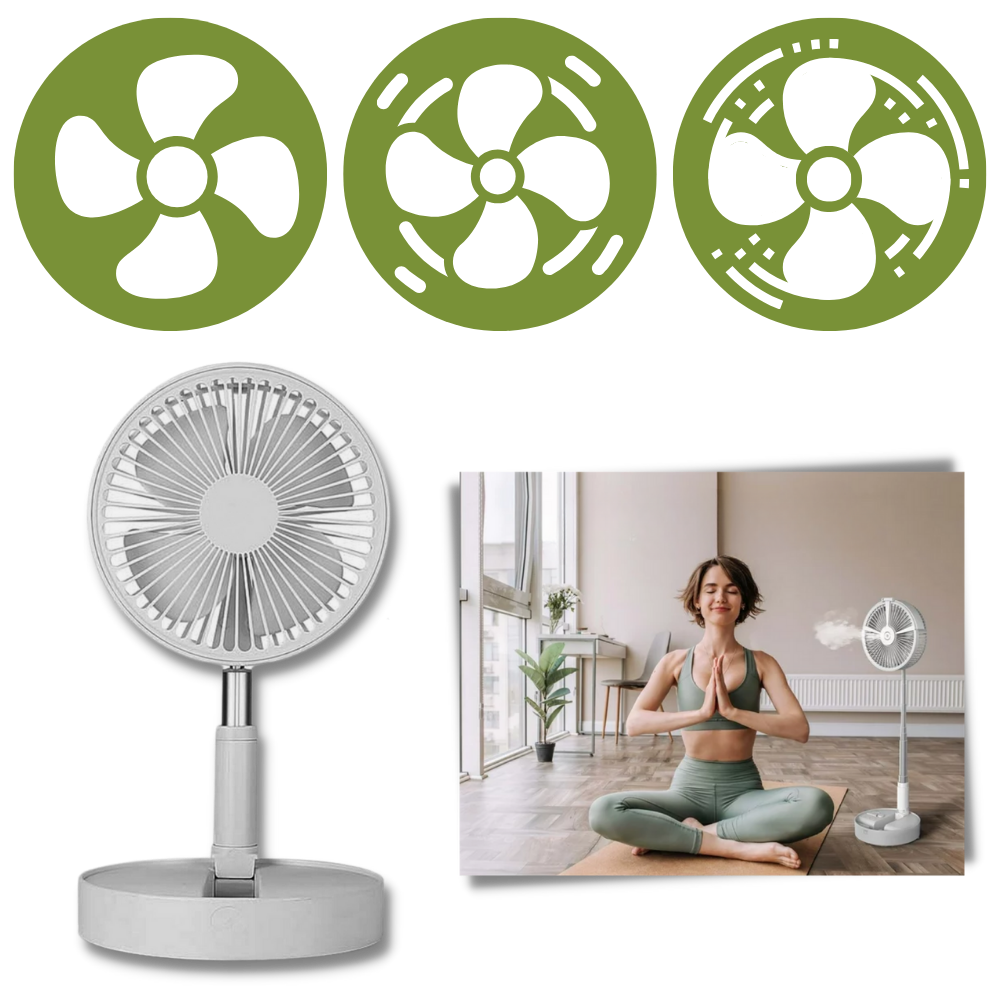 Ventilateur portable à chargement USB